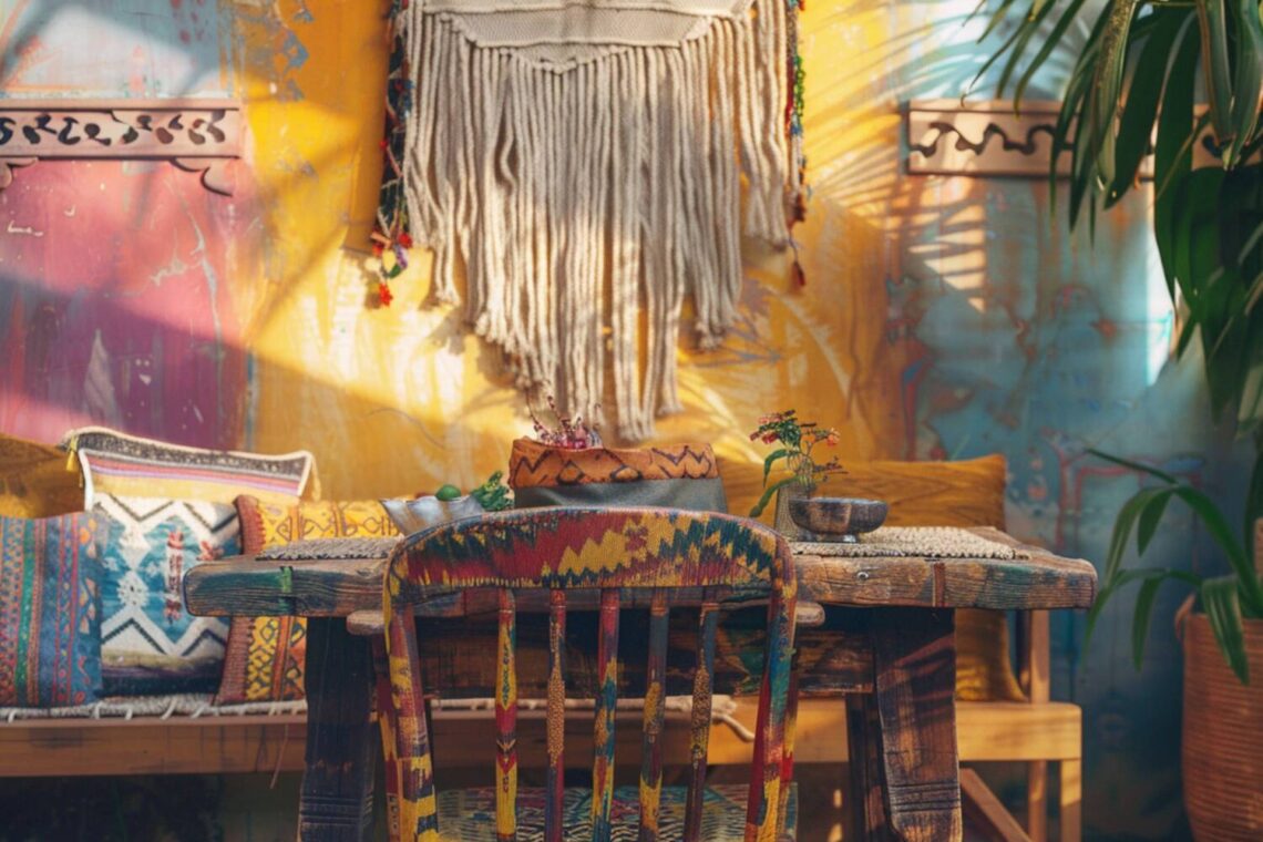 Najlepsze zestawy mebli do jadalni w stylu boho