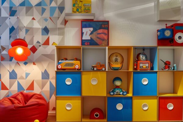 Jakie regały najlepiej sprawdzają się w pokojach dziecięcych w stylu retro