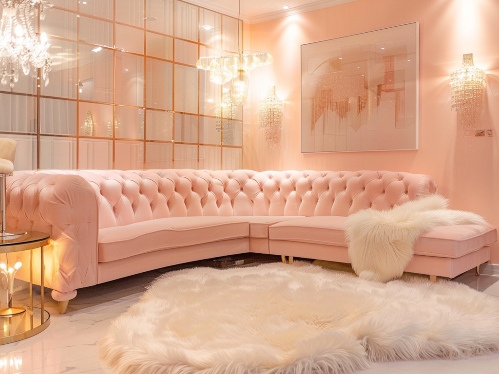 Narożniki w stylu glamour – jak je zaaranżować