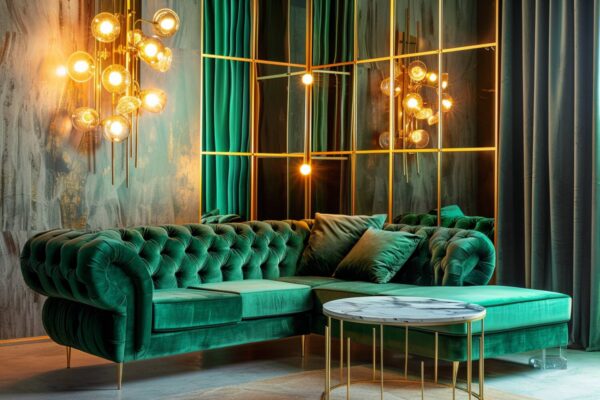 Narożniki w stylu glamour – jak je zaaranżować