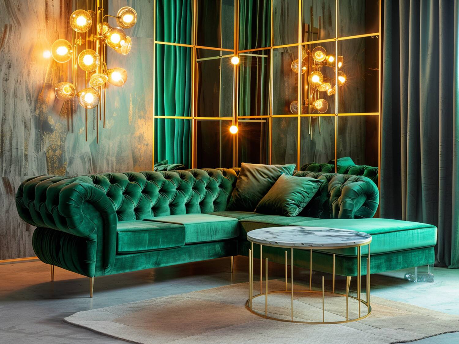 Narożniki w stylu glamour – jak je zaaranżować?