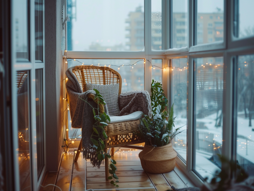 Jak urządzić balkon, aby pełnił funkcję ogrodu zimowego