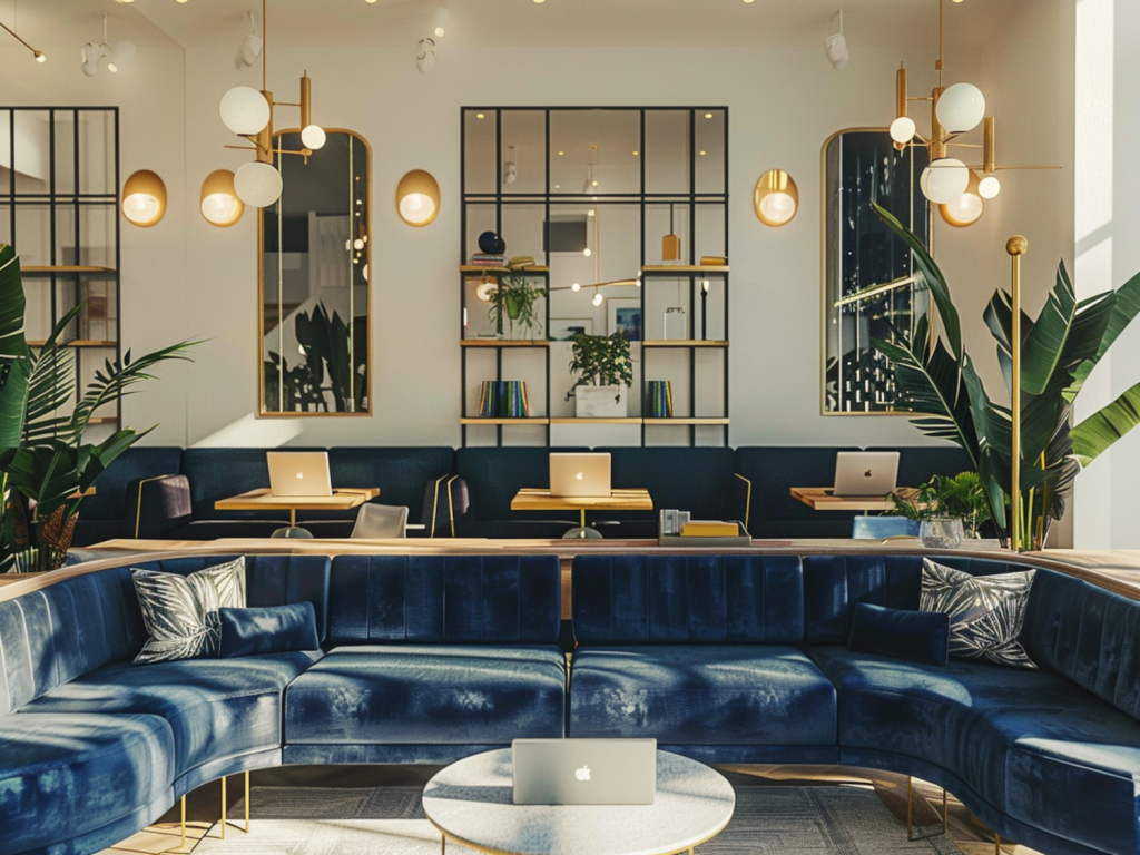 Jak zaaranżować przestrzeń coworkingową dla freelancerów w stylu glamour