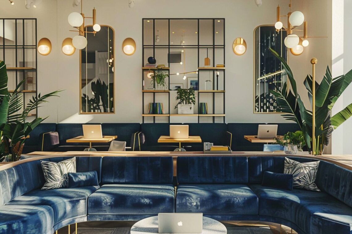 Jak zaaranżować przestrzeń coworkingową dla freelancerów w stylu glamour