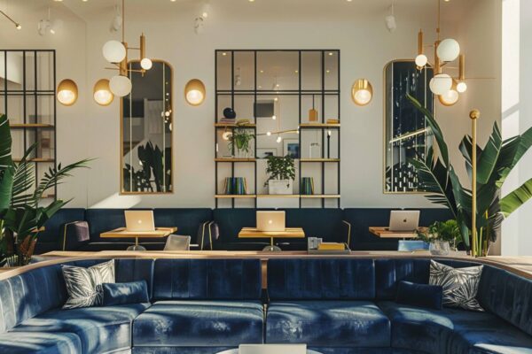 Jak zaaranżować przestrzeń coworkingową dla freelancerów w stylu glamour