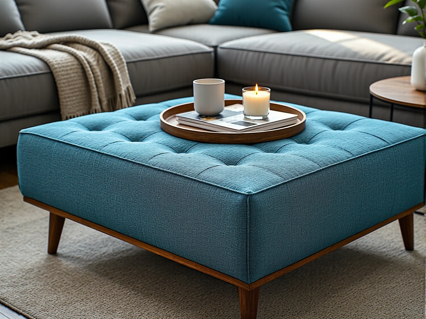 Zbliżenie na fakturę materiału i skóry podczas wyboru obicia