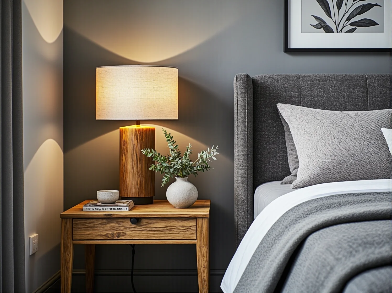 Sofa skandynawska obita ekologicznymi tkaninami z domieszką lnu.