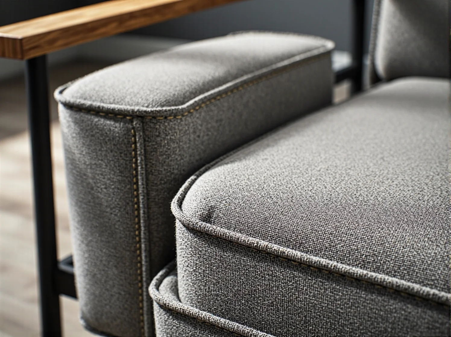 Nowoczesne krzesło z przetworzonych materiałów na tarasie