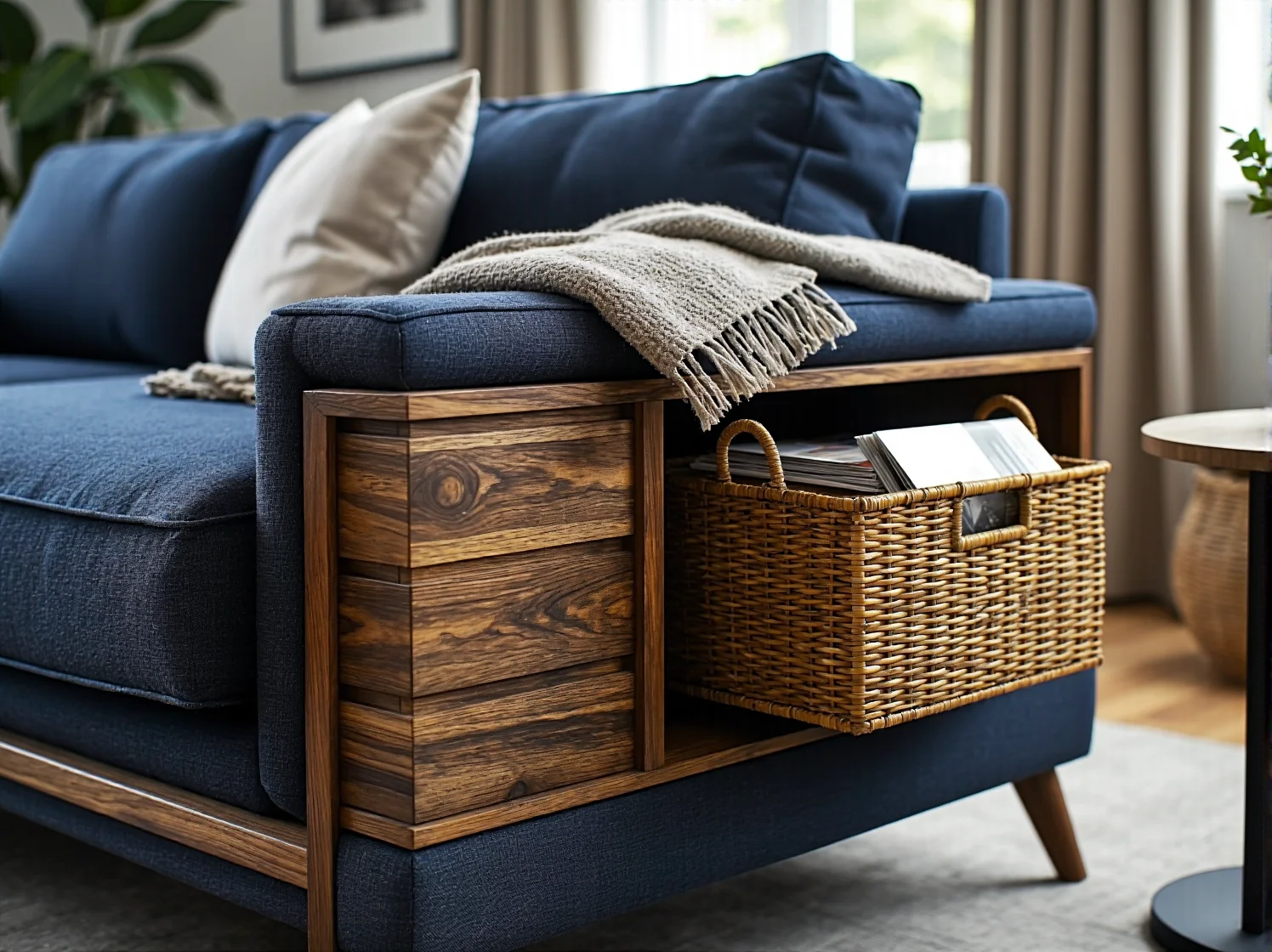 Zadbany i czysty narożnik plamoodporny, zachowujący swój wygląd na lata dzięki odpowiedniej pielęgnacji.