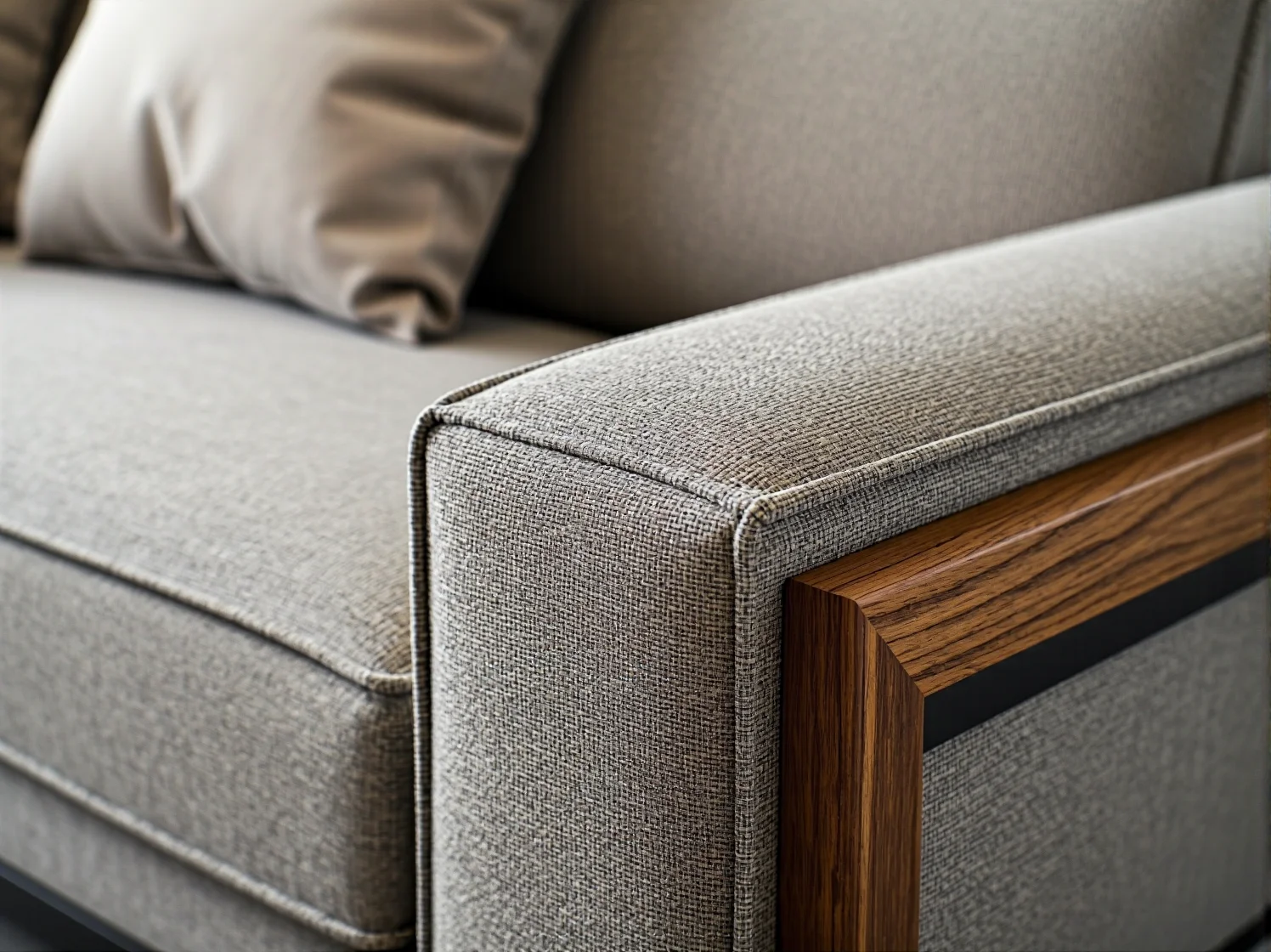 Majsterkowicz przycinający drewno podczas budowy mebli na wymiar