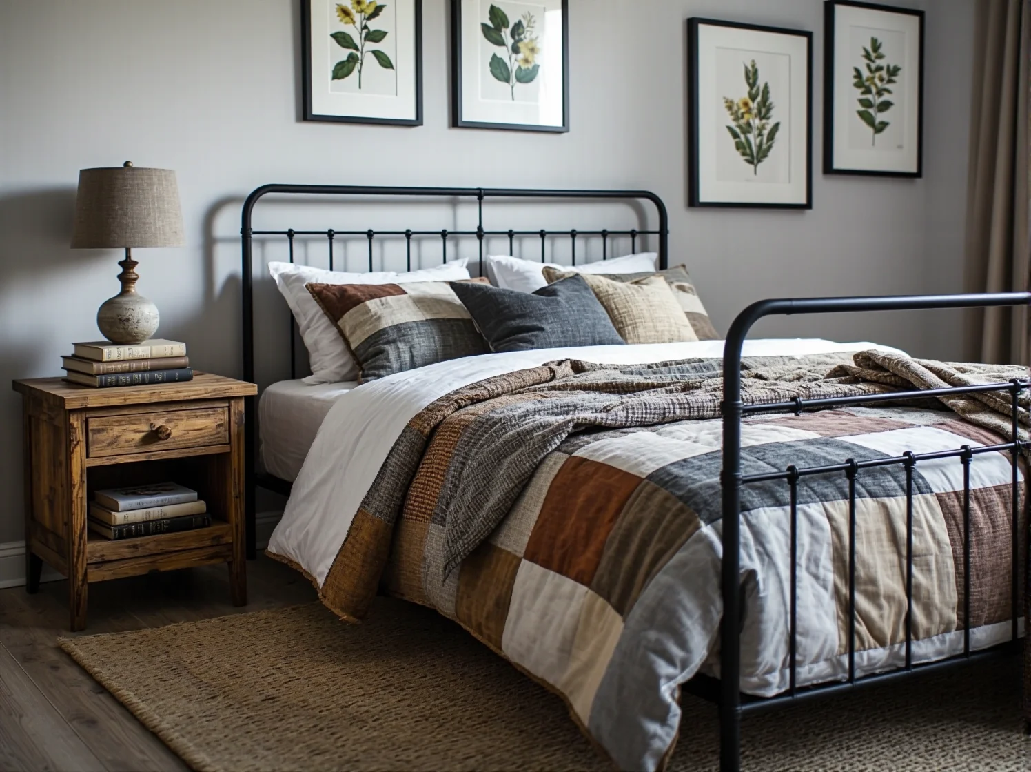 Malowanie drewnianego stołu farbą kredową podczas renowacji.