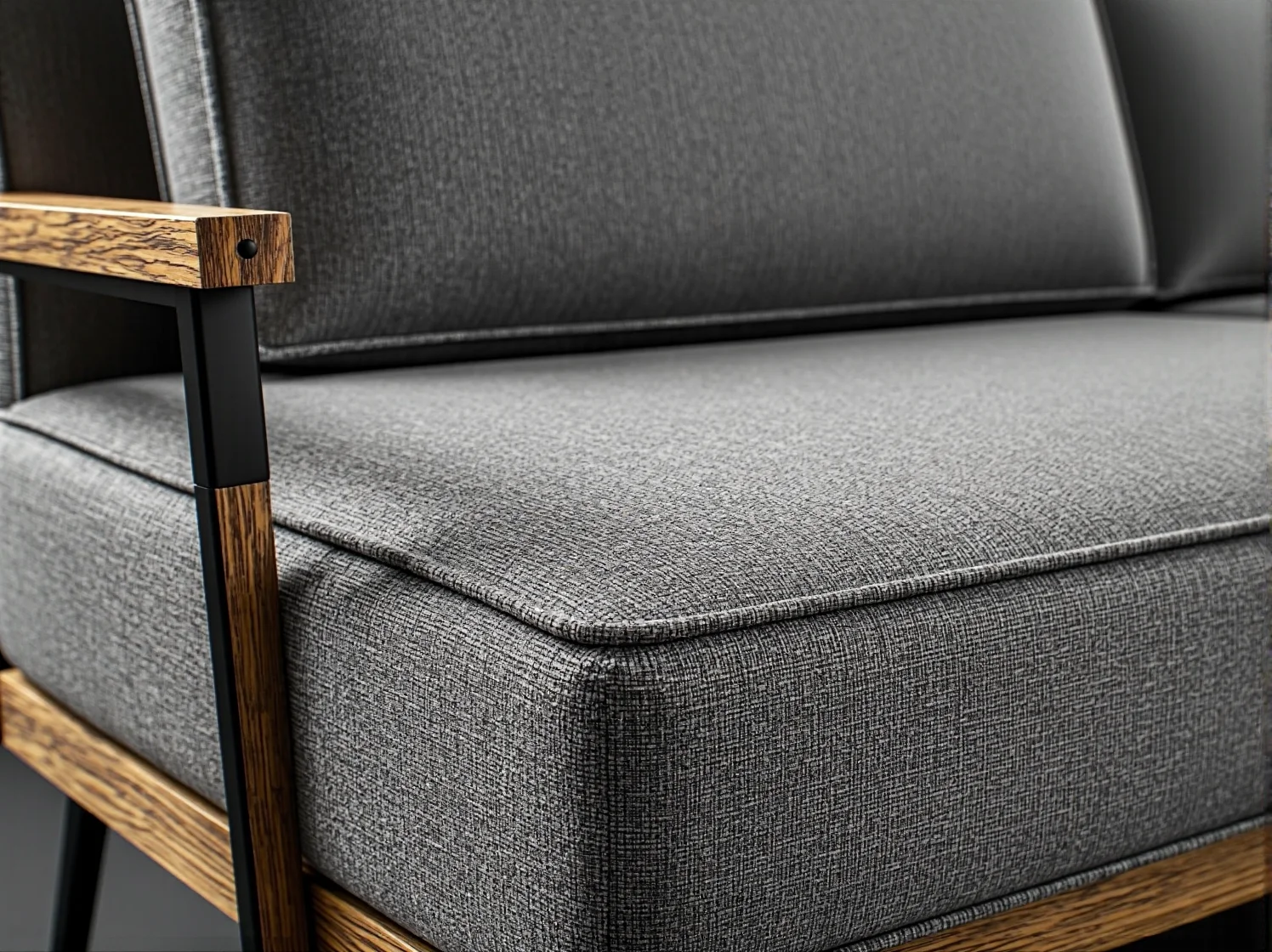 Szlifowanie trudnodostępnych miejsc w drewnianym krześle przy pomocy małej szlifierki typu delta i papieru ściernego.