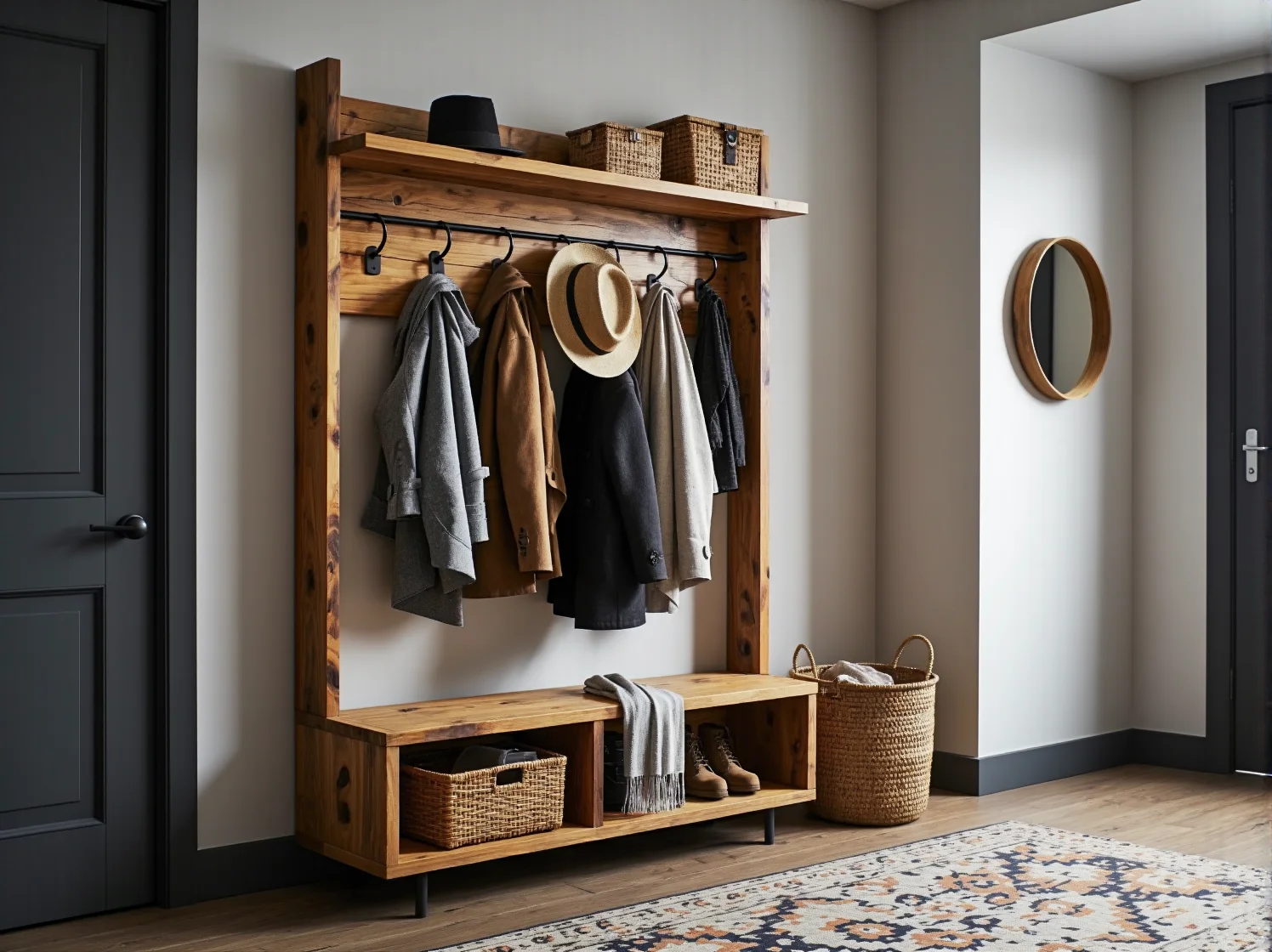 Poradnik: Jak zrobić wieszak ścienny DIY z drewna odzyskanego?