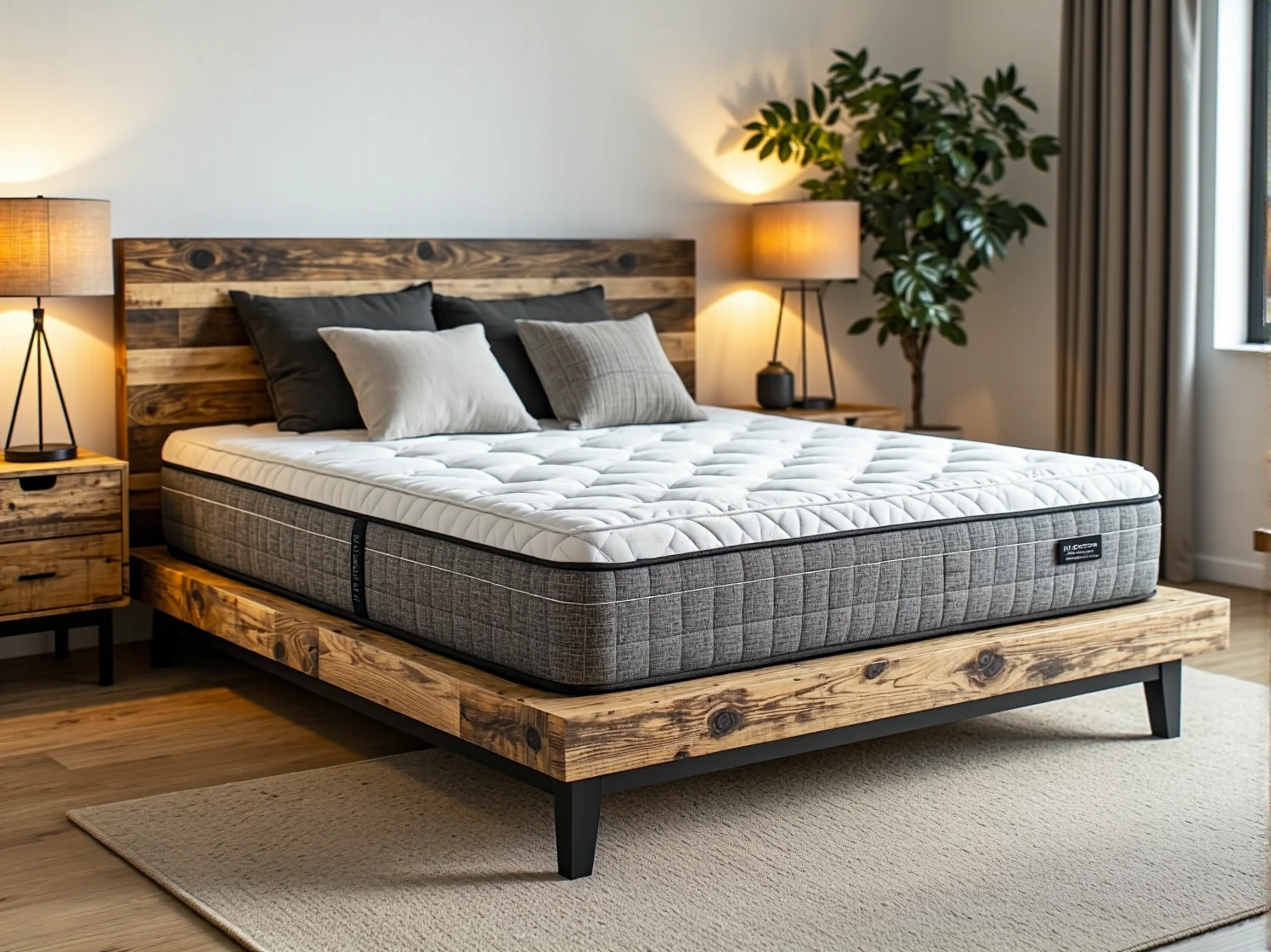 Oddychające włókno kokosowe w materacu zapewniające wysoką higienę snu.